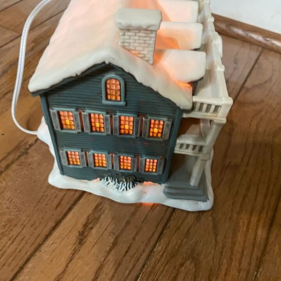 Currier & Ives Old Sloan Tavern Porcelain House Museum of the City of New York - Picture 4 of 6